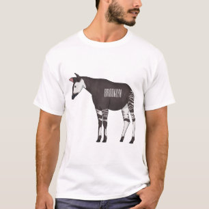 Camiseta Ilustracion personalizado de Okapi