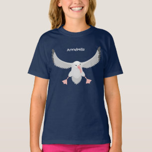Camiseta Ilustracion personalizado de pájaro de albatross