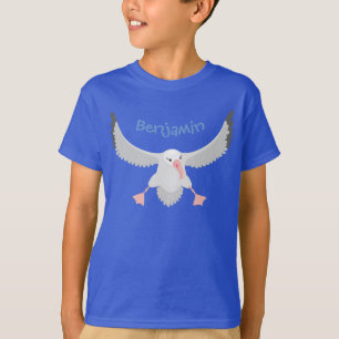 Camiseta Ilustracion personalizado de pájaro de albatross