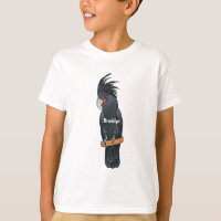 Ilustracion personalizado de pájaro de la cacatúa 