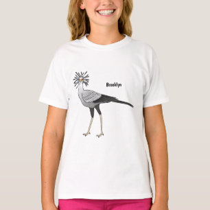 Camiseta Ilustracion personalizado de pájaro de Secretario