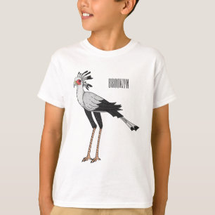 Camiseta Ilustracion personalizado de pájaro de Secretario