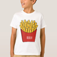 Ilustracion personalizado de patatas fritas