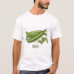 Camiseta Ilustracion personalizado de Pea