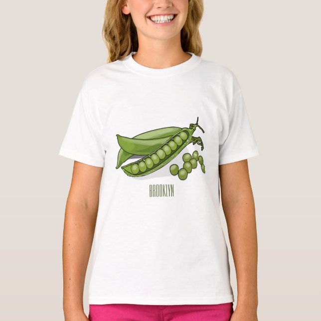 Camiseta Ilustracion personalizado de Pea (Anverso)