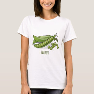 Camiseta Ilustracion personalizado de Pea