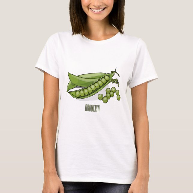 Camiseta Ilustracion personalizado de Pea (Anverso)