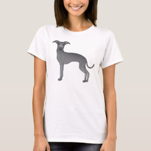 Camiseta Ilustracion Personalizado de perro de Greyhound it