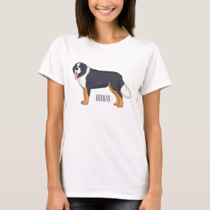 Camiseta Ilustracion personalizado de perro de montaña de B