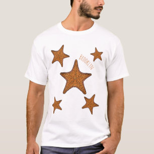 Camiseta Ilustracion personalizado de pez estrella
