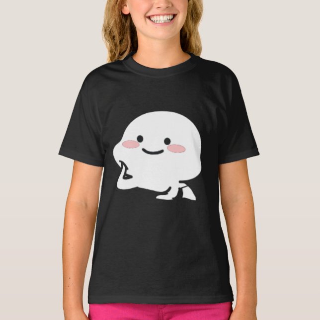 Camiseta Ilustracion personalizado de Quby Pegatina (Anverso)