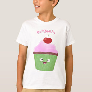 Camiseta Ilustracion personalizado de quequitos alegres