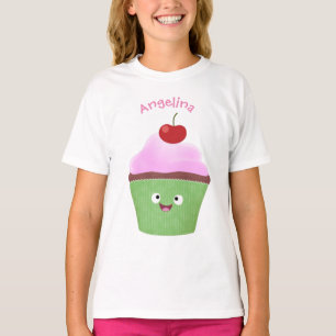 Camiseta Ilustracion personalizado de quequitos alegres