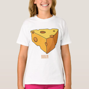 Camiseta Ilustracion personalizado de queso