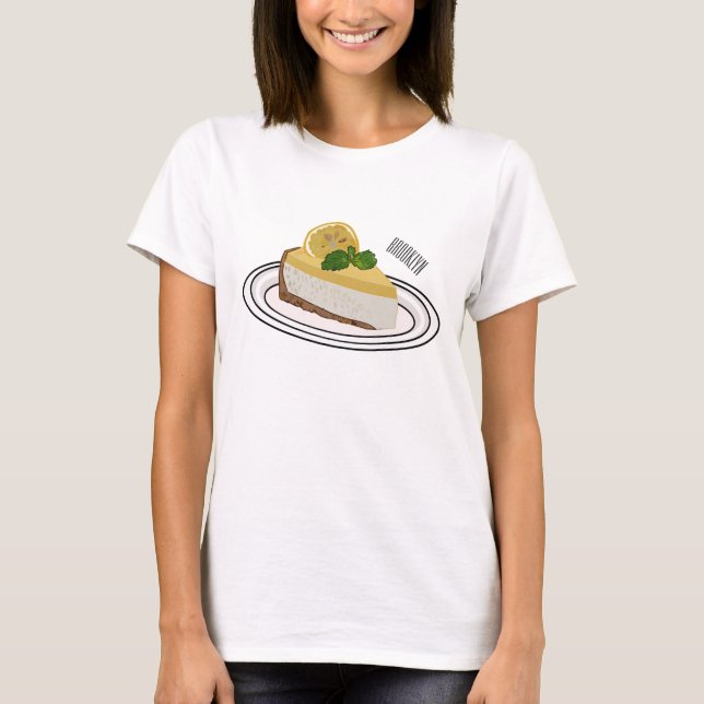 Camiseta Ilustracion personalizado de queso de limón (Anverso)