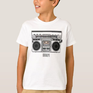Camiseta Ilustracion personalizado de radio