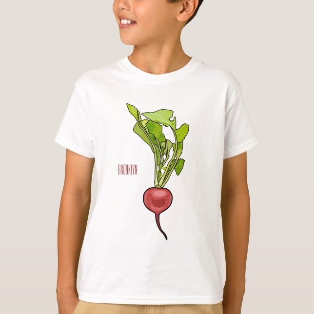 Camiseta Ilustracion personalizado de Radish (Anverso)