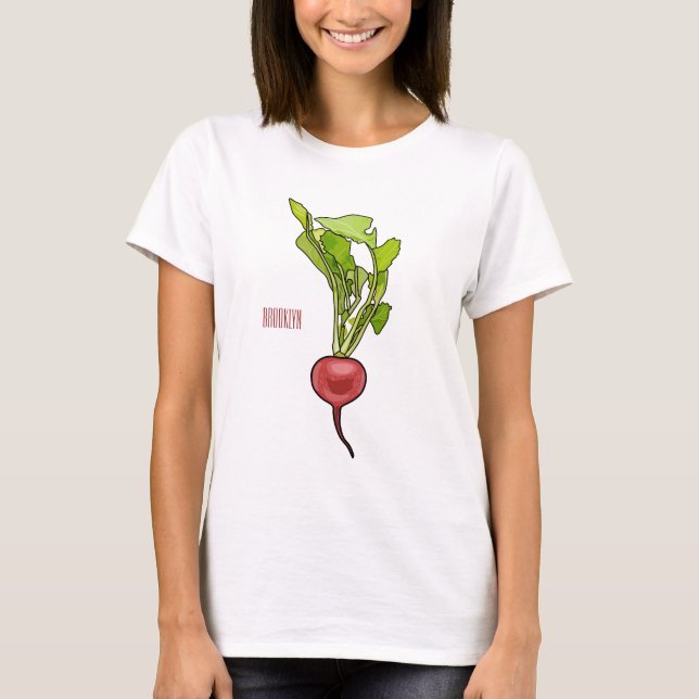 Camiseta Ilustracion personalizado de Radish (Anverso)