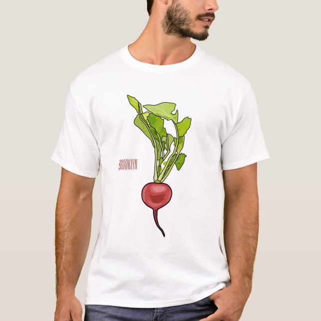 Camiseta Ilustracion personalizado de Radish (Anverso)