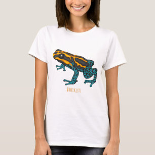 Camiseta Ilustracion personalizado de rana darda venenosa
