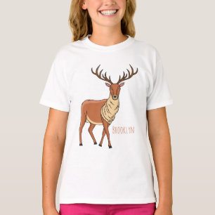Camiseta Ilustracion personalizado de renos