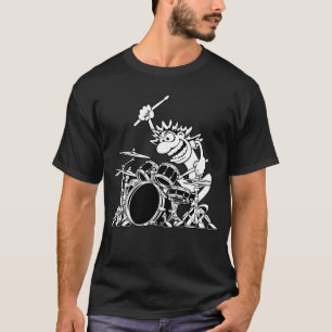 Camiseta Ilustracion Personalizado de tambor loco