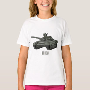 Camiseta Ilustracion personalizado de tanques