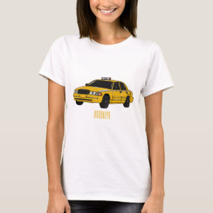 Camiseta Ilustracion personalizado de taxi