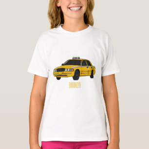 Camiseta Ilustracion personalizado de taxi