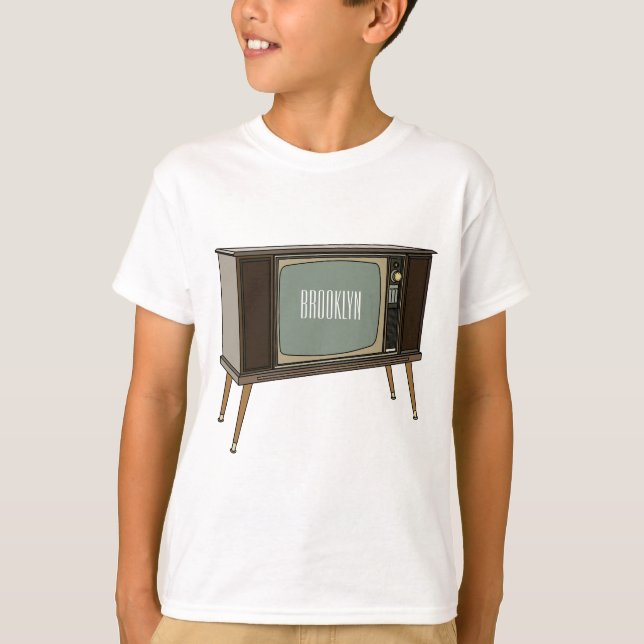 Camiseta Ilustracion personalizado de televisión (Anverso)