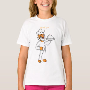 Camiseta Ilustracion personalizado de tigre gracioso
