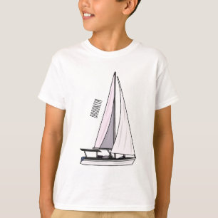 Camiseta Ilustracion personalizado de velero