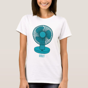 Camiseta Ilustracion personalizado de ventilador