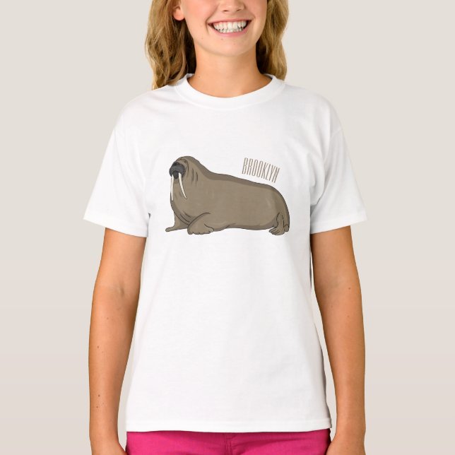 Camiseta Ilustracion personalizado de Walrus (Anverso)