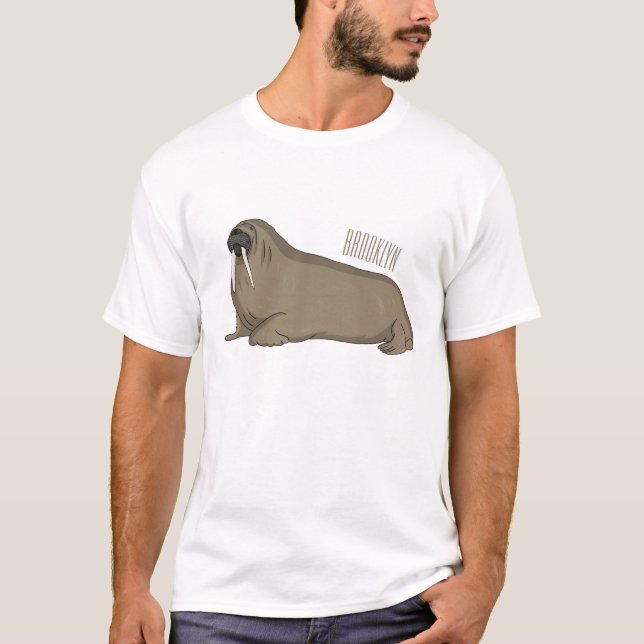 Camiseta Ilustracion personalizado de Walrus (Anverso)