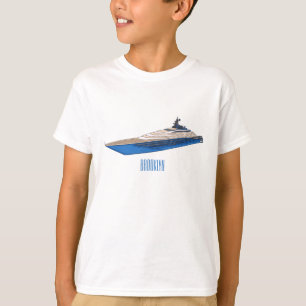 Camiseta Ilustracion personalizado de yates