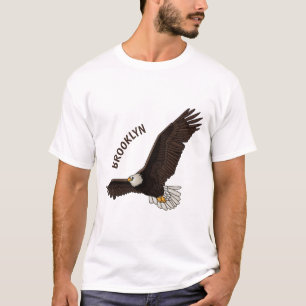 Camiseta Ilustracion personalizado del águila calva