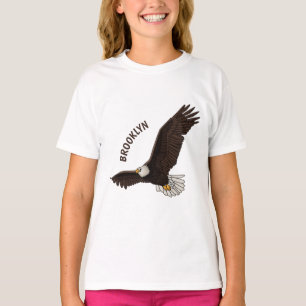 Camiseta Ilustracion personalizado del águila calva