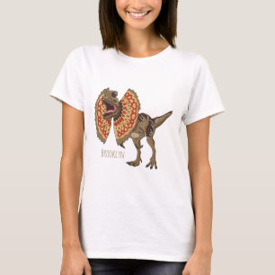 Camiseta Ilustracion personalizado Dilophosaurus
