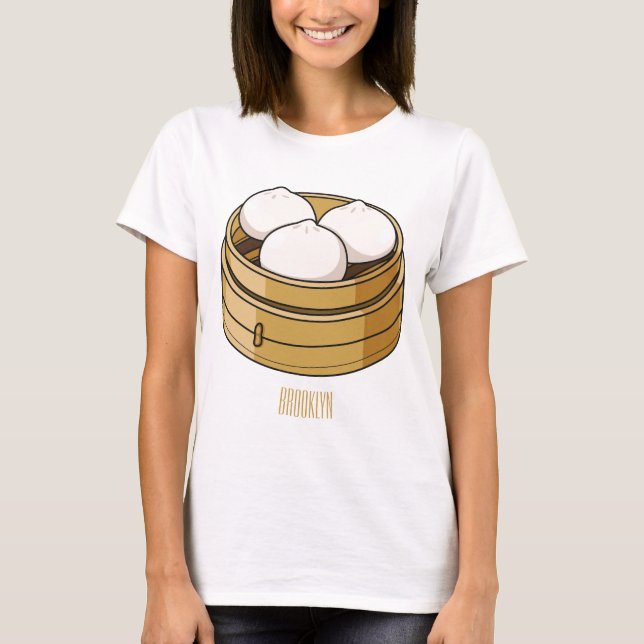 Camiseta Ilustracion personalizado Dim sum (Anverso)