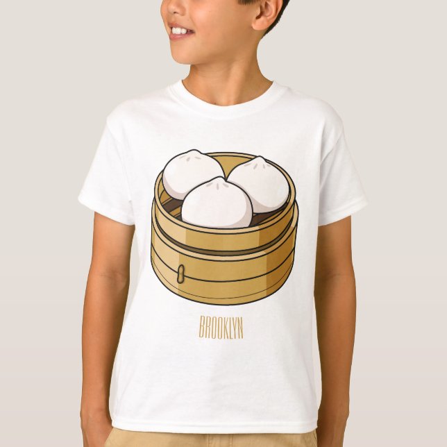 Camiseta Ilustracion personalizado Dim sum (Anverso)