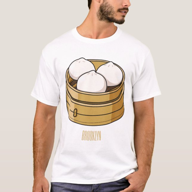Camiseta Ilustracion personalizado Dim sum (Anverso)