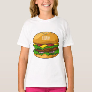 Camiseta Ilustracion personalizado Hamburger