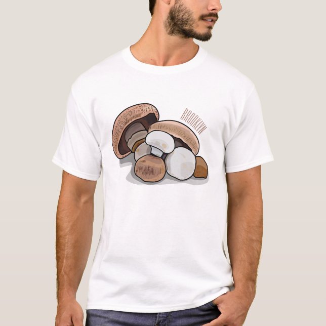 Camiseta Ilustracion personalizado hongo (Anverso)