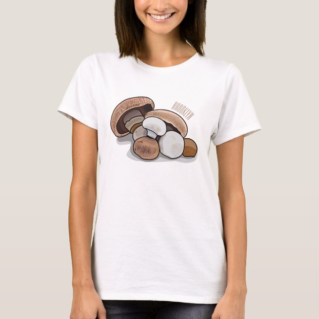 Camiseta Ilustracion personalizado hongo (Anverso)