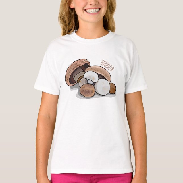 Camiseta Ilustracion personalizado hongo (Anverso)