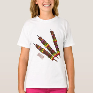 Camiseta Ilustracion personalizado kebab o kabob