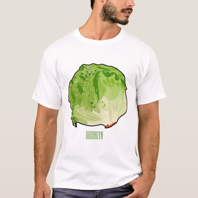 Camiseta Ilustracion personalizado Lettuce (Anverso)