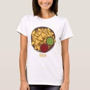 Camiseta Ilustracion personalizado Nachos