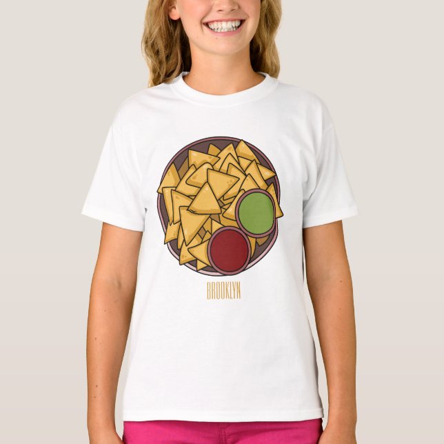 Camiseta Ilustracion personalizado Nachos (Anverso)